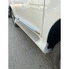 Бічні пороги GX-style (2 шт., Алюміній) Білий колір для Toyota Land Cruiser Prado 150 - 61328-11