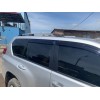 Рейлінги турецький дизайн (Хром, 2 шт.) Металеві ніжки для Toyota Land Cruiser Prado 150 - 63998-11