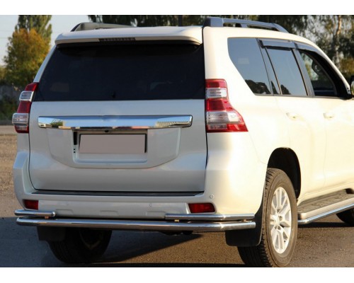 Задня дуга AK005-2 (нерж) для Toyota Land Cruiser Prado 150