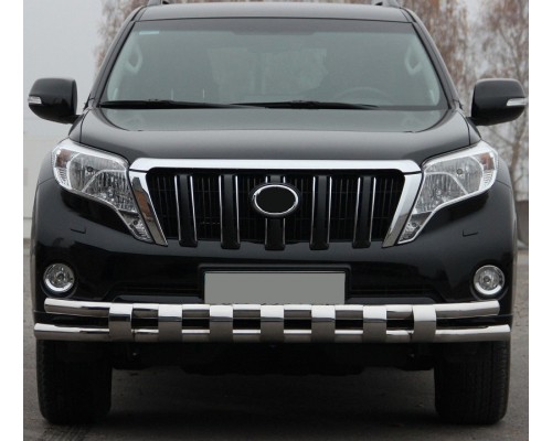 Передній захист ST016-2 (нерж) для Toyota Land Cruiser Prado 150