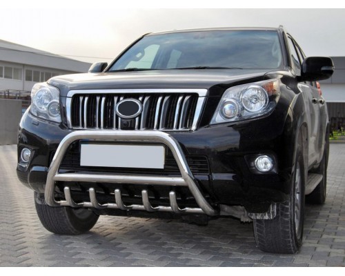 Кенгурятник WT003 (нерж) для Toyota Land Cruiser Prado 150