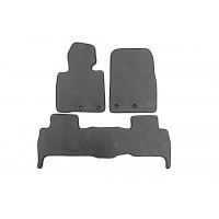 Полиуретановые коврики EVA V-2 (2012-2021, Серый) для Toyota Land Cruiser 200