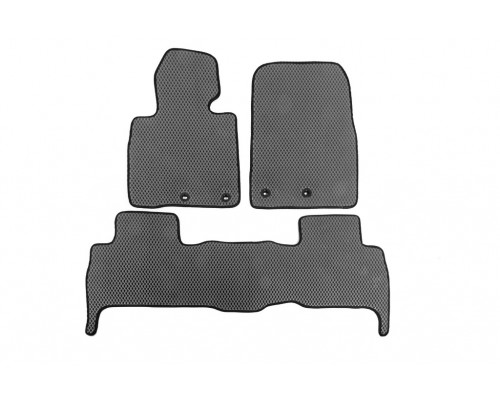 Полиуретановые коврики EVA V-2 (2012-2021, Серый) для Toyota Land Cruiser 200
