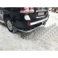 Задні куточки AK003 (2 шт, нерж) для Toyota Land Cruiser 200