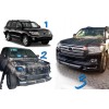 Комплект рестайлінгу з LC200 2008-2015 на LC 2016 Executive для Toyota Land Cruiser 200 - 64310-11