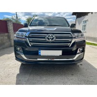 Передняя накладка 2016-2025 (Executive 2019) Белый цвет для Toyota Land Cruiser 200