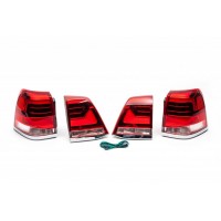 Задняя оптика 2007-2015 (дизайн 2016-2021) для Toyota Land Cruiser 200