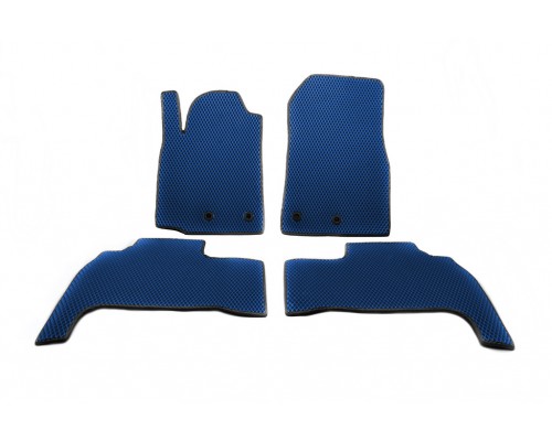 Коврики EVA (2012-2021, Синий) для Toyota Land Cruiser 200