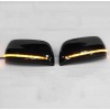 Кришки дзеркал (з LED повторювачем, стиль 2020) Чорний колір для Toyota Land Cruiser 200 - 64176-11