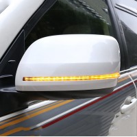 Кришки дзеркал (з LED повторювачем, стиль 2020) Чорний колір для Toyota Land Cruiser 200