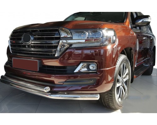 Передня дуга ST014 (2015+, нерж.) 60мм на 60мм для Toyota Land Cruiser 200