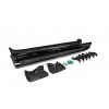 Бічні підніжки з LED (дизайн 2015-2020) Чорний колір для Toyota Land Cruiser 200 - 60987-11