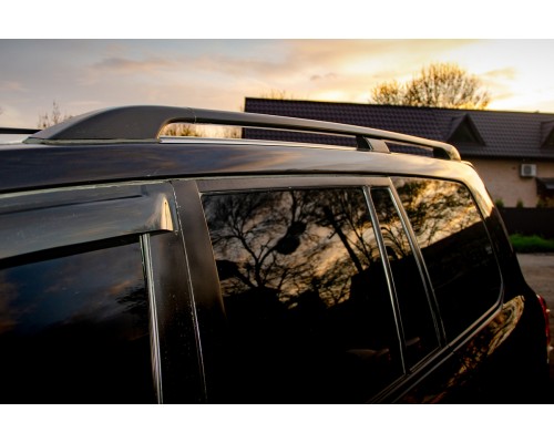 Рейлінги оригінальний дизайн Black (2 шт) для Toyota Land Cruiser 200 - 51837-11