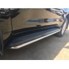 Захист бічного порогу BB004 (2 шт, нерж.) для Toyota Land Cruiser 200