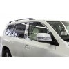 Toyota LC 200 Полная окантовка стекол и на стойки (нерж) - 62409-11
