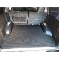 Коврик багажника (EVA, черный) для Toyota Land Cruiser 80