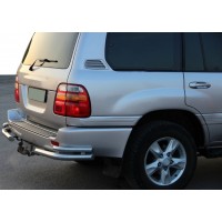 Задні куточки AK003-Double (2 шт, нерж) для Toyota Land Cruiser 100