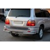 Задні куточки AK003-Double (2 шт, нерж) для Toyota Land Cruiser 100