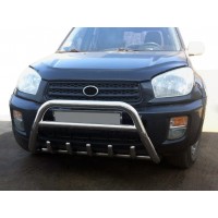 Кенгурятник WT003 (нерж) для Toyota Rav 4 2001-2005