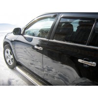 Зовнішня окантовка скла (4 шт, нерж) для Toyota Rav 4 2006-2013