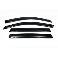 Ветровики Long (4 шт, HIC) для Toyota Rav 4 2006-2013 гг.