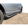 Боковые пороги Maydos V2 (2 шт., алюминий -2021 нерж) для Toyota Rav 4 2006-2013 - 57183-11