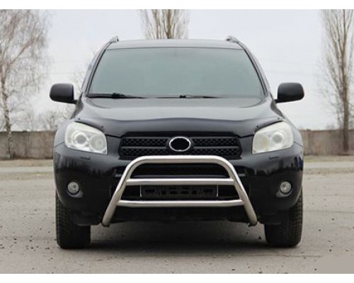 Кенгурятник WT022 (нерж) для Toyota Rav 4 2006-2013