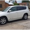 Боковые пороги Premium (2 шт, нерж) 60 мм для Toyota Rav 4 2006-2013 - 75077-11