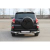 Задній захист AK005-2 (2 шт, нерж) для Toyota Rav 4 2006-2013
