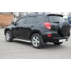 Боковые пороги Premium (2 шт, нерж) 60 мм для Toyota Rav 4 2006-2013 - 75077-11