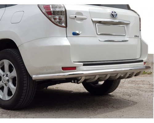 Задній захист AK005-15 (2 шт, нерж) для Toyota Rav 4 2006-2013