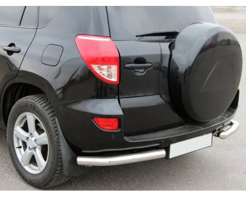 Задні куточки AK003 (2 шт, нерж) для Toyota Rav 4 2006-2013 - 79789-11