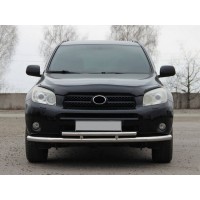 Передній захист ST014 (нерж) 51/42 мм для Toyota Rav 4 2006-2013