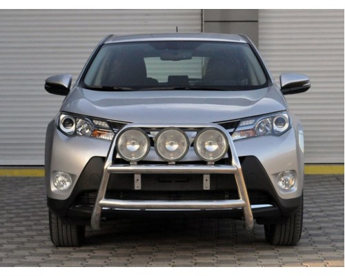 Кенгурятник WT018 (нерж) для Toyota Rav 4 2013-2018