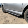 Боковые пороги Maydos V2 (2 шт., алюминий -2021 нерж) для Toyota Rav 4 2013-2018 - 57184-11
