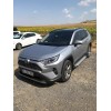 Бічні пороги Allmond Grey (2 шт., Алюміній) для Toyota Rav 4 2019+ - 61296-11