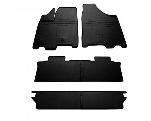 Резиновые коврики 7 мест (3 ряда, Stingray Premium) Копия для Toyota Sienna 2010-2019 - 78714-11