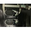 Решетка на повторитель `Овал` (2 шт, ABS) для Toyota Venza - 60037-11