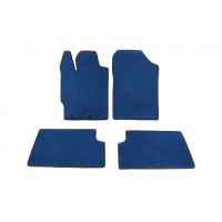 Коврики EVA ДВС (Синий) для Toyota Yaris 2010-2020 гг