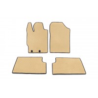 Коврики EVA ДВС (Бежевый) для Toyota Yaris 2010-2020 гг