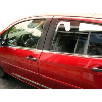 Окантовка стекол (4 шт, нерж.) для Toyota Yaris 2010-2020