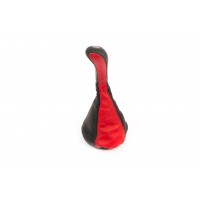 Чехол КПП с ручкой (красный, кожа) для ВАЗ 2108-2109