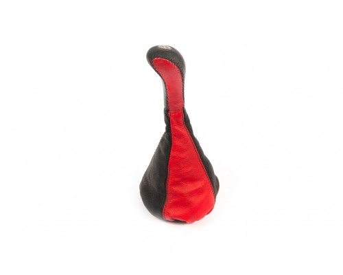 Чохол КПП з ручкою (червоний, шкіра) для ВАЗ 2108-2109 - 80473-11