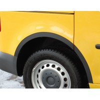 Накладки на арки (4 шт, чорні) для Lada Kalina