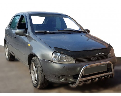 Кенгурятник WT003 (42мм, нерж) для Lada Kalina