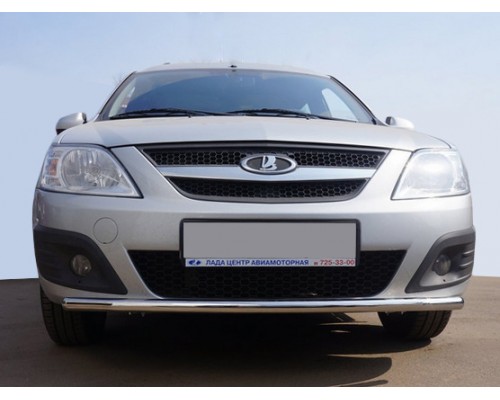 Передня нижня труба ST008 (нерж.) 42 мм для Lada Largus
