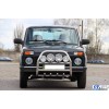 Кенгурятник QT007 (нерж.) для Lada Niva та Urban