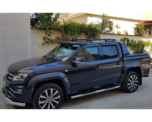 Бічні труби (2 шт, нерж) 70мм для Volkswagen Amarok