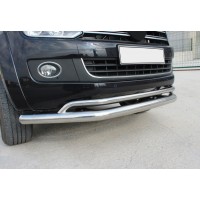 Передній ус подвійний Vegas (нерж) d70/42 мм для Volkswagen Amarok