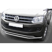 Передній захист ST017 (нерж) 60 на 42 мм для Volkswagen Amarok
